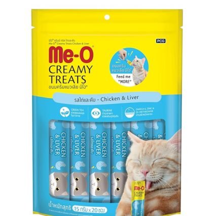 MEO CREAMY TREATS CHICKEN AND LIVER 300G
